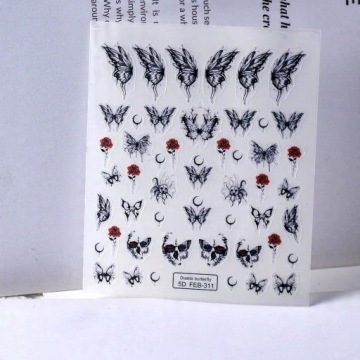 3D наклейки на ногте