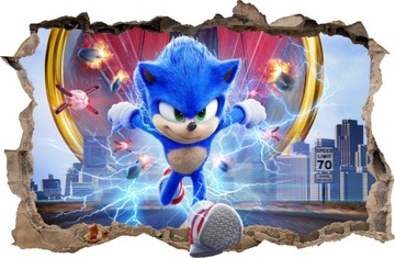 NAKLEJKI NA ŚCIANĘ SONIC #119 100x65 cm
