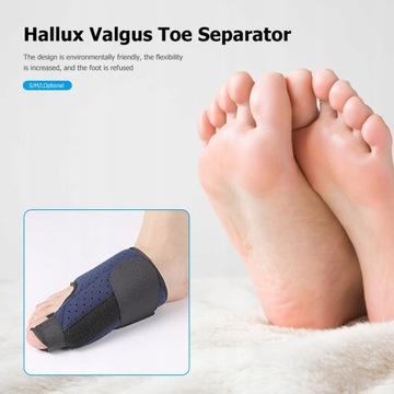 1 шт., разделитель пальцев ног, коррекция Hallux Valgus Bu