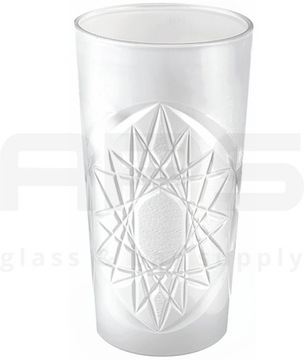 Szklanka wysoka Odessa 450ml, biały połysk - 6 szt