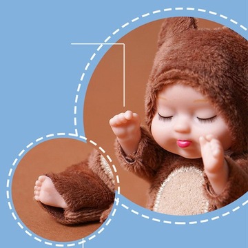 4xМультяшный спящий кукольный брелок, аксессуары