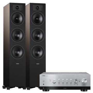 INDIANA LINE TESI 6 BLACK + Yamaha R-N800A MusicCast Tidal Wi-Fi DAB+