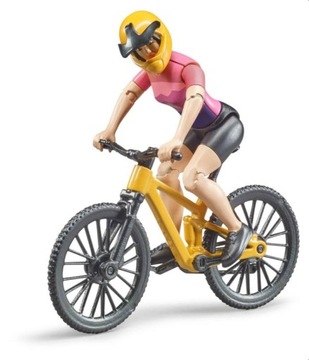 Bruder 63111 Figurka kolarki z rowerem szosowym
