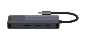 Многопортовый адаптер RAPOO USB C 8в1