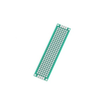 płytka prototypowa uniwersalna pcb dwustronna 2x8cm, 20x80mm 168 otworów