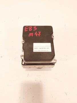 BMW X3 E83 POMPA ABS STEROWNIK 3439781 0265950489