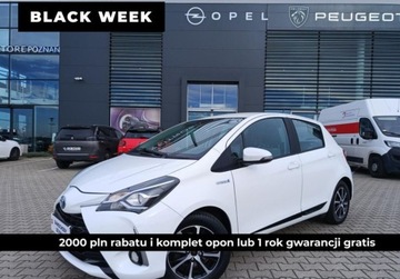 Toyota Yaris III 2018 Toyota Yaris BLACK WEEK 1.5 Hybryda 100KM FV23 Salon PL Serwis ASO Gwaranc, zdjęcie 1