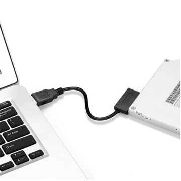miniSATA 13pin zasilanie CD DVD Adapter USB