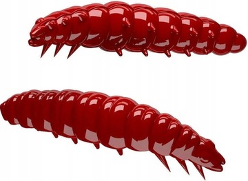 Libra Lures Przynęta Larva 021 Red Bez aromatu 3cm 1 szt.