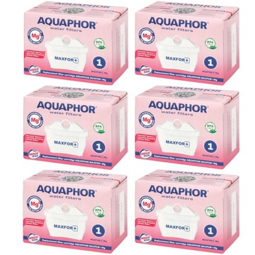 Wkład filtrujący filtr AQUAPHOR MAXFOR Mg 6 szt.