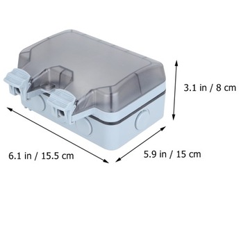 ВНЕШНЯЯ РОЗЕТКА ПИТАНИЯ 2 ПОРТ IP66