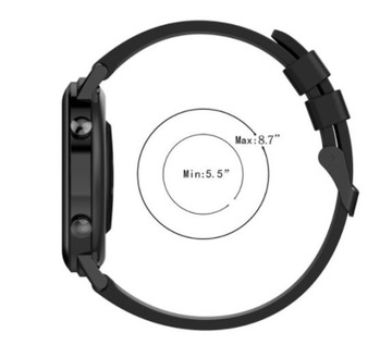 Pasek silikonowy uniwersalny 22mm z TELESKOPAMI