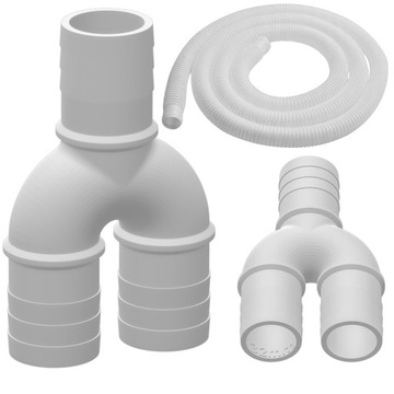 TRÓJNIK DO WĘŻY INTEX BESTWAY ZŁĄCZKA ROZDZIELACZ WĘŻA RURY BASENOWEJ 32MM