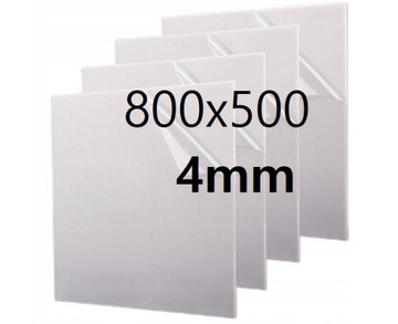 PLEKSI PLEXI PLEKSA PLEXA płyta na wymiar mleczna opal 80cm x 50cm x 4mm