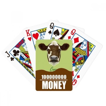 poker Brązowo-biały mleczarny gry Krowa Zabawna