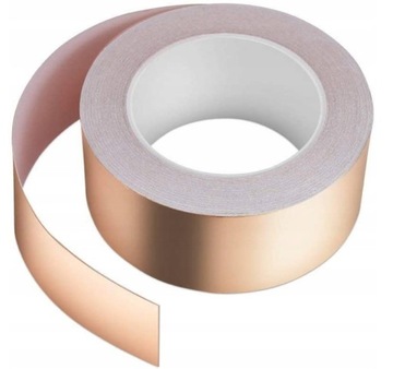 TAŚMA MIEDZIANA BARIERA PRZECIW ŚLIMAKOM 25M×50MM
