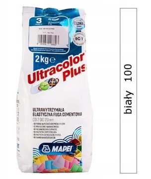 FUGA MAPEI Ultracolor 100 Biała 2kg