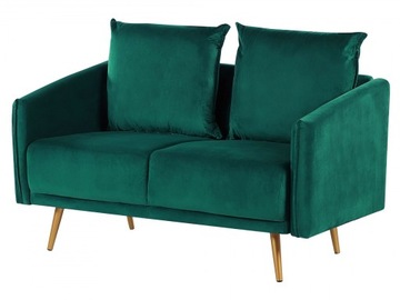 KANAPA SOFA 2 OSOBOWA WELUROWA SKANDYNAWSKA SALONU