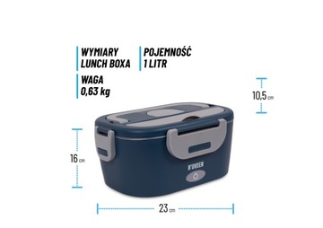 ЛАНЧ БОКС ЭЛЕКТРИЧЕСКИЙ ТЕРМОС ДЛЯ ОБЕДОВ 12/24/230В + ТЕРМОСУМКА TIR BUS