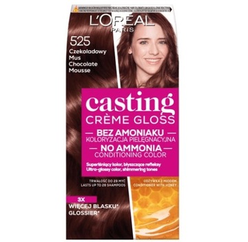 L'OREAL Casting Creme Gloss 525 Czekoladowy Mus