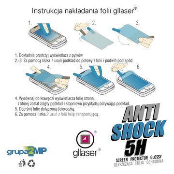 ФОЛЬГА GLLASER ANTI-SHOCK 5H ДЛЯ GARMIN EDGE 1040