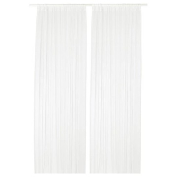 IKEA TERESIA firany zasłony przeźroczyste 2szt 145x250cm