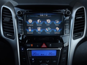 Hyundai i30 II 2013 Hyundai i30 1.6 CVVT, Salon Polska, Skóra, Navi, zdjęcie 11