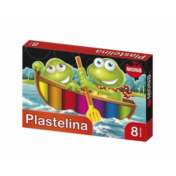 PLASTELINA MONA 8 KOLORÓW ST.MAJEWSKI