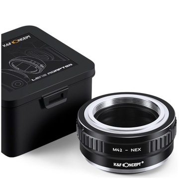 Adapter M42 do SONY NEX E Mount A6500 A7 A9 K&F Concept