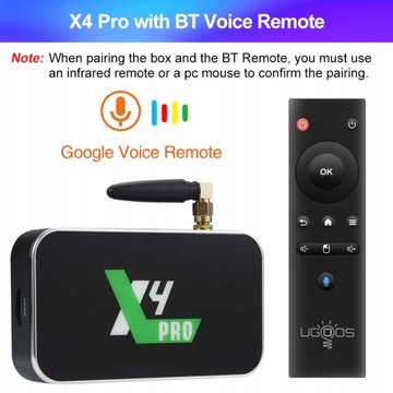 ТВ-приставка UGOOS X4 Pro Android11 ​​Amlogic S905X4 WIFI