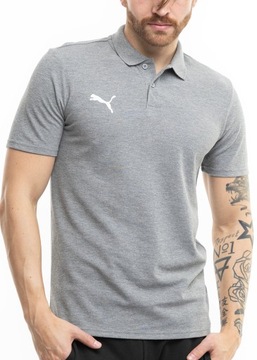 PUMA koszulka męska t-shirt polo sportowa polówka Team Goal roz.L