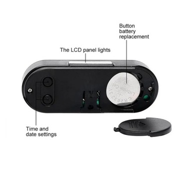 Автомобильные мини-электронные часы, цифровые часы, часы на приборной панели