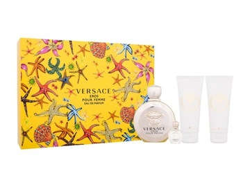 SET VERSACE Eros EDP spray 100ml + EDP 5ml + SHOWER GEL 100ml + BODY LOT P1