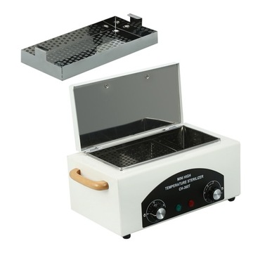 Высокотемпературный стерилизатор со съемным резервуаром из нержавеющей стали.