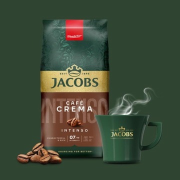 Kawa ziarnista Jacobs Cafe Crema Intenso, Espresso Strong 4x 1kg