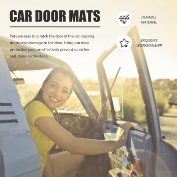 Защита двери автомобиля, царапающая собаку