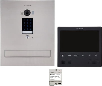 Skrzynka wideodomofon S1401D-SKM + monitor VIDOS
