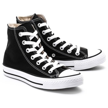 Converse buty trampki wysokie czarne Hi All Star M9160 35