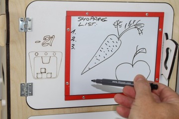 ХОЛОДИЛЬНИК МАГНИТНАЯ ДОСКА МАРКЕР ДЛЯ ХРАНЕНИЯ МЕЛОВ МАГНИТНЫЕ БУКВЫ ПОЛЬША