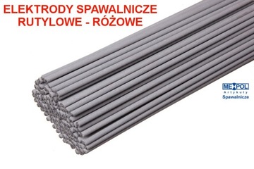 Elektrody rutylowe E 6013 2,0mm różowe 4kg