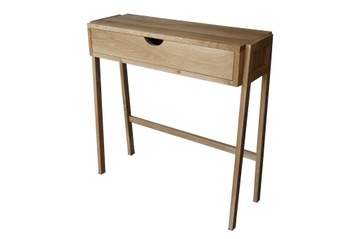 KONSOLA LOFT Z SZUFLADĄ 80 CM LITY DĄB
