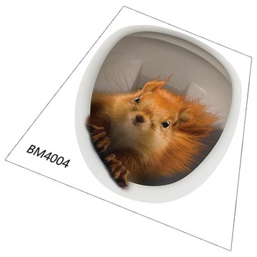 3D НАКЛЕЙКА НА ТУАЛЕТ, ТРЕХМЕРНАЯ