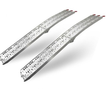 2x RAMPY ALUMINIOWE NAJAZDY PODJAZD 680KG KOMPLET