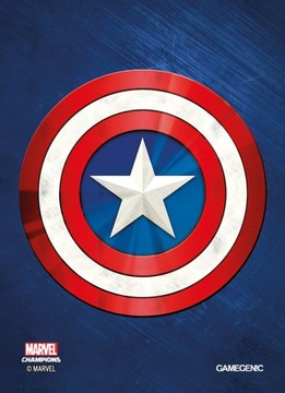 MARVEL ART SLEEVES CAPTAIN AMERICA 66x91mm 51 SZT