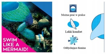 Русалка купает хвост взрослой русалки, размер XL