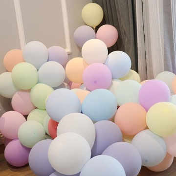 KOLOROWE BALONY 70SZT MIX PASTEL Wesele Urodziny
