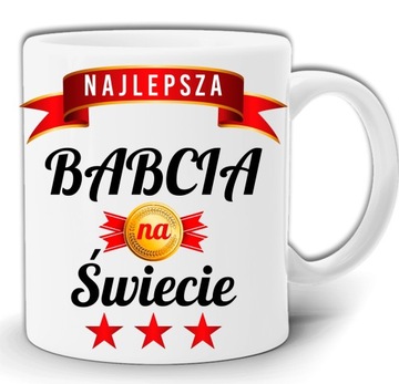 NAJLEPSZA BABCIA NA ŚWIECIE KUBEK +PUDEŁKO GW39