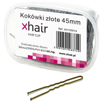 Zestaw kokówek złotych do upinania włosów HARNAKLE fryzjerskie do koka 500g