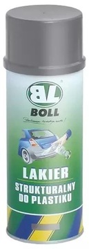 BOLL FARBA Lakier strukturalny do plastiku szary