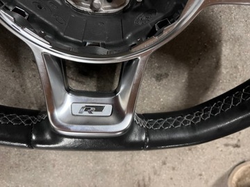 VW R-LINE KIEROWNICA SKÓRA ŁOPATKI